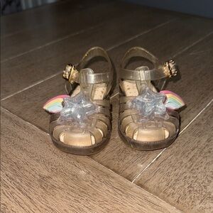 Mini Melissa Gold with Star and Rainbow Accents